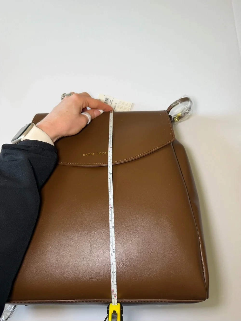 Katie Loxton Brown Vegan Leather Crossbody Bag